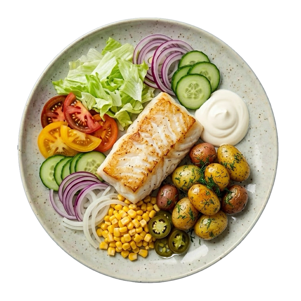 Roasted Halibut